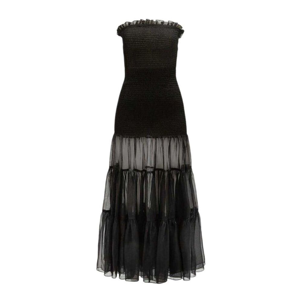 Bardot Womens/Ladies Tiered Maxi Dress / Black